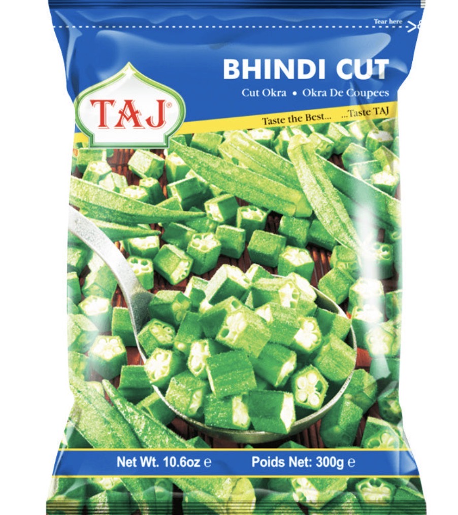 Frozen cut okra