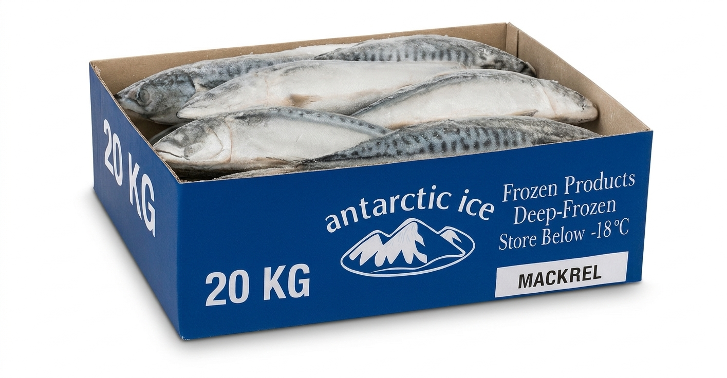 Külmutatud makrell (TITUS) (LÕHE) värske merest 500g+
