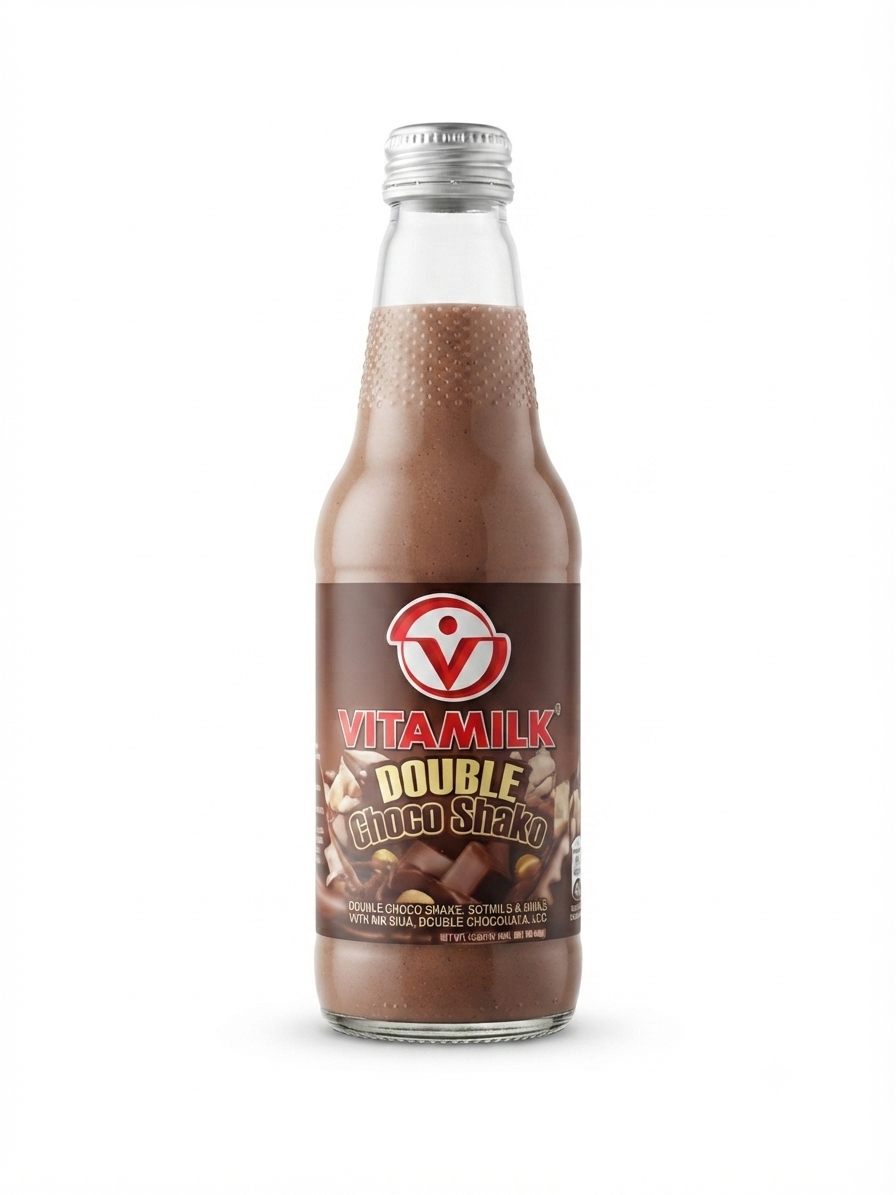 Vitamilk Double Choco Shake Soymilk Drink (300 ml)