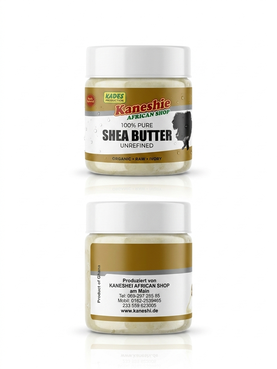 SHEA BUTTER -
Raw organic premium 200g