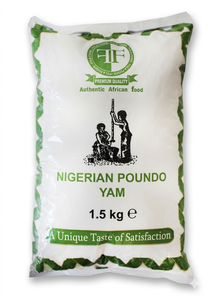 Fola foods POUNDO YAM 1,5 kg
