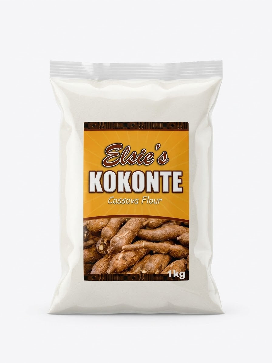 Kokonte (kuivatatud maniokijahu)