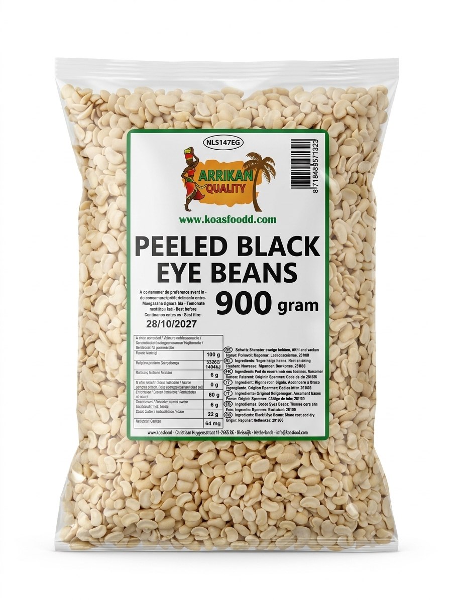 Koortud mustasilmne uba 900g