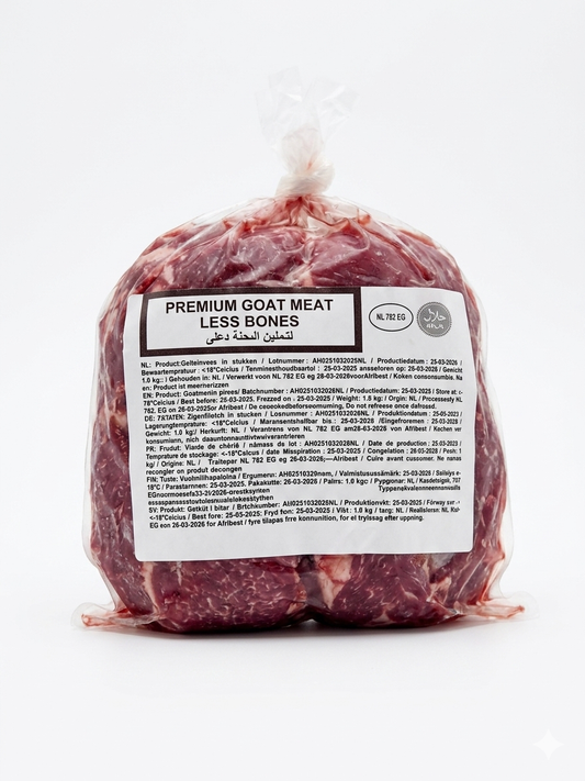 Premium GOAT MEAT less bones halal