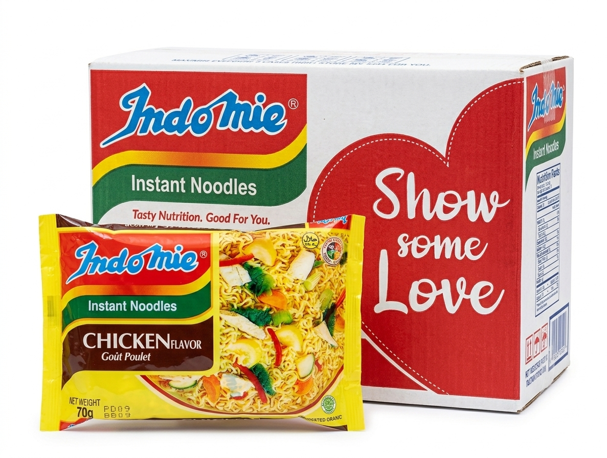 Indomie kiirnuudlid kana maitsega (terve karp) 40 pakki