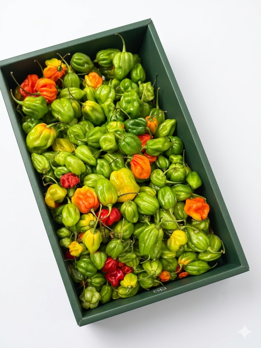 Värske Habanero pipar