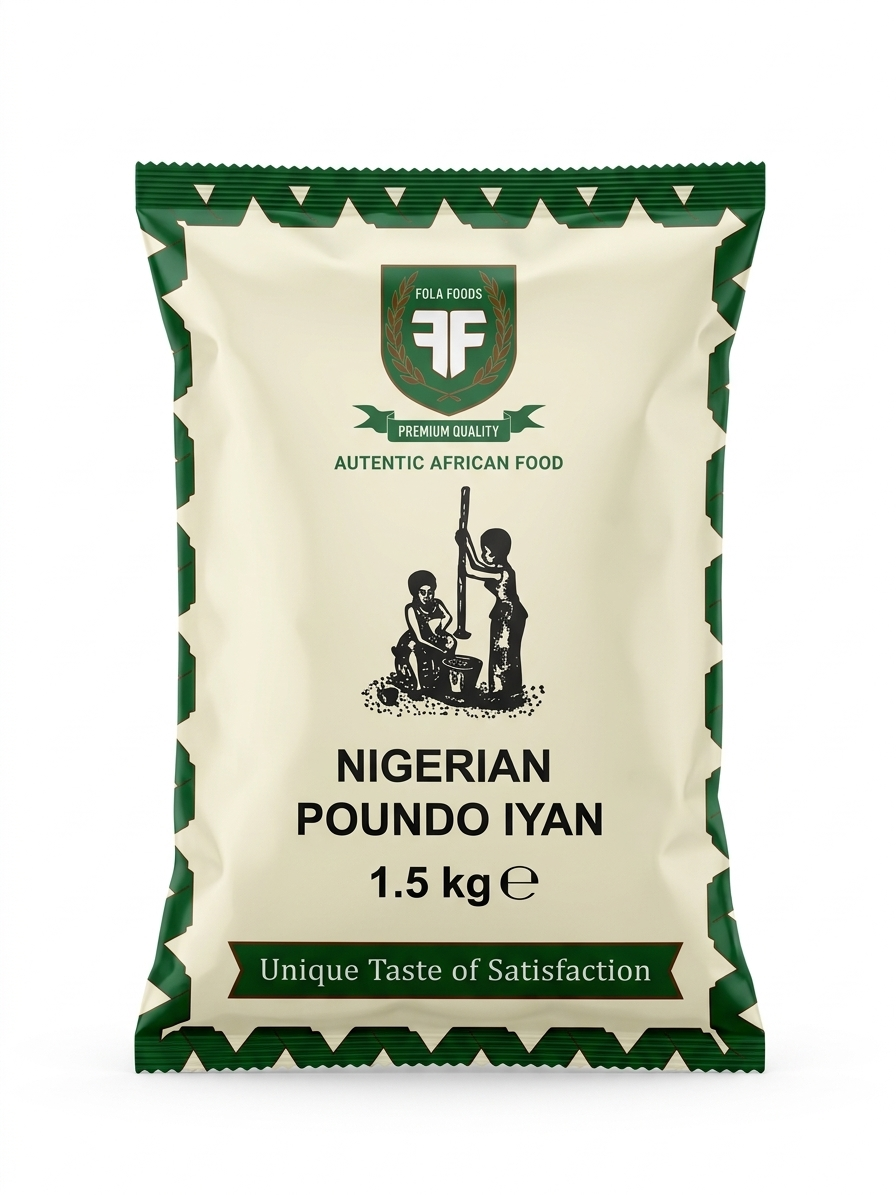 Nigeeria Poundo Iyan 1,5 kg