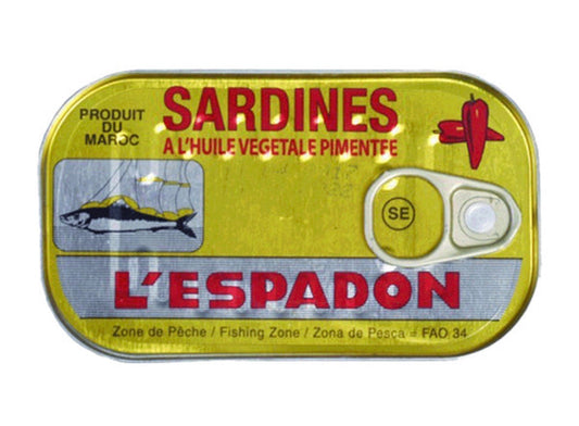 L’espadon sardiinid kuumas tšilliõlis