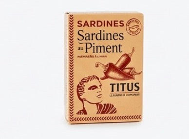 Tiitus sardiinid tšilliõlis. 3 tk pakis